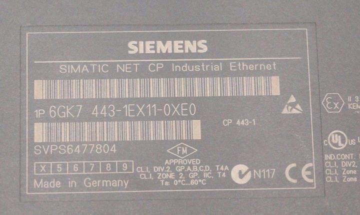 INDUSTRIAL ETHERNET MODULE CP 443-1