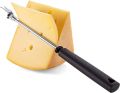 Triangle Cheese Cutter/Slicer, Stainless Steel/Plastic, Easily Carves Cheese into Uniform Slices, Choose from two thicknesses, easy serving with double-pronged tip, comfortable grip. 