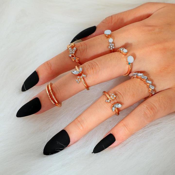 Fashion%20Jewellery%207%20pcs%20ring%20set%20adjustable%20-%20Image%203