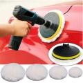 Wool Polishing Disc Car Beauty Waxing Self-adhesive Disc - Car polishing disc Polisher/Buffer kit Soft Wool Bonnet Pad White 4,5,7 inch. 