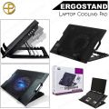 Laptop Cooling Pad Ergo Adjustable Universal Laptop Cooling Pad  Multi-Angle Stand Portable Foldable Laptop cooling Pad / Notebook Holder Stand Compatible for 10 to 17” Laptops / Non-slip feet keeps your laptop in place. 