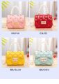 Fancy Mini Jelly Cross Body Bag for Girls With Metal Golden Strap Girls PVC Crossbody Coin Purse Mini Hand Bag for Girls. 