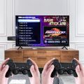 M8 Wireless Controller Gamepad With 64gb Tf Card Plug and Play Video Game Stick Built in 10000+ Games, 4K High Definition HDMI Output with Two Game Controllers Rk3228 Ram 256mb, Rom 128mb. 