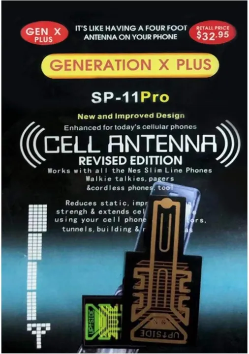 Signal Booster Chip Sticker for Mobile Phones, Stick-On Antenna Patch ...