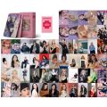 55pcs/box Kpop Idol BLACKPINK Laser Photocards Album Hologram Lomo Cards Flash Gradient Postcards BLINK Gift. 