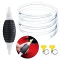 High Flow Siphon Hand Pump Portable Manual Car bike and boat Fuel Transfer Pump for Petrol Diesel Oil Liquid Water. 