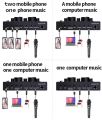 ENCORE 300 MICROPHONE V8 Multifunctional Live Intelligent Volume Adjustable Audio Mixer Sound Card for Computer PC with Microphone And Aluminum Box ORIGINAL UK ZONE STOCK. 