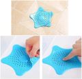 Silicone Star Shaped Sink Strainer Filter Bathroom Hair Catcher, Drain Strainers Cover Trap Basin Wash Basin Jali - Standard Hair Wash Basin (Multicolor) - Best Drain Protector for Hair Clogs, Easy Clean, Multicolor Design, Ideal for Bathroom Sink, Buy No. 