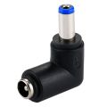 DC 5521 Male to DC 5521 Female Connector Power Adapter for Laptop Notebook, 90 Degree Right Angle Elbow. 