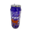 Trendy Glass water Bottle - Leak Proof Insulated Water Bottle - Creative crushed ice water bottle - stylish and cute straw kettle - BPA Free. Keep Your Drinks Cool and Trendy By AIMS MART. 