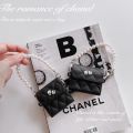 Chanel-style bags AirPods Pro1 Generation 2 Generation 3 Silicone Protective Case for Apple Earphone Case Bluetooth Case. 