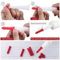 Caulking Tool Kit Sealant Nozzle,16PCS Silicone Tool Set Silicone Cartridge Tip Cutter Nozzle Needle Brush and Caulk Cap. 