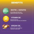SILKO Gold Biotin + Keratin Shampoo (200ml) - Anti Hair Loss Shampoo - Reduce Hair Fall &. 