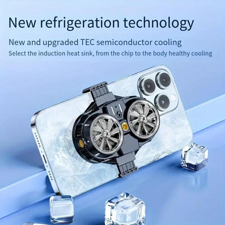 Mobile%20Phone%20Cooler%20Magnetic%20Cooling%20Fan%20Case%20Radiator%20for%20PUBG%20Gaming,%20Dual-core%20Magnetic%20Cooler%20with%20Back%20Clip,%20Double%20fan%20mobile%20cooler%20-%20Image%207