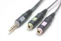 【3C VictoryEagle Store】Original PCV 05 Combo Audio Adapter jack plug for Senn-heiser PC PC 310 PC PC 330. 