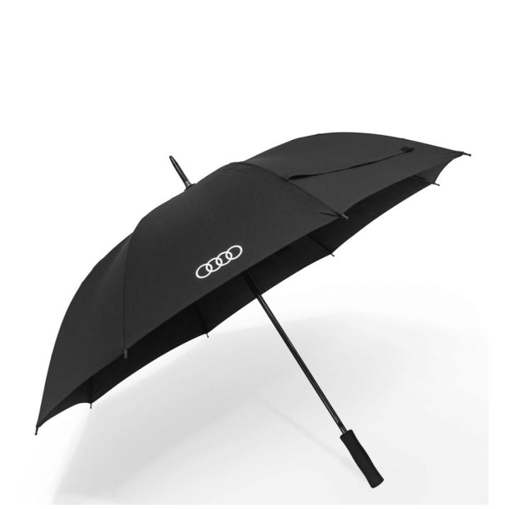 Audi Golf Rain Windproof Black Automatic Umbrella With Cover