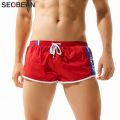 SEOBEAN Shorts Men's Beach Shorts Quick Dry Nylon Fabrics Men Board Shorts Homme Casual Style Loose Joggers Shorts. 