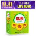 Sufi Sunflower Cooking Oil 1Ltr x 5 Poly Bags. 