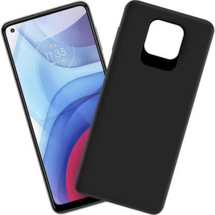Motorola Moto G Power 2021   Case Soft TPU Slim Smooth Flexible Protective Phone Cover -  Black Matte