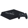 Sony Ps4 pro Wrap fix cutting skin With Your Name  (Not Pouch) 8 Colors. 