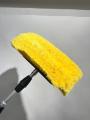 Solar panel cleaning brush 12ft and 5ft with aluminium rod and soft brush with water on/off button. 