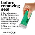 WOCS 4 In 1 Depilatory Wax Heater, Wax Roll On Heater, Wax Heater Depilatory Roll On Heater Waxing With Epilator Machine Cartridge Heater – With 2 Aloe Vera Wax Refills. 