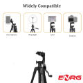 Energy - ENRG 3.5ft Mobile Phone Tripod Stand with Holder Portable for Live Stream Video,Vlogging,Tiktok Silver. 