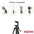Energy - ENRG 3.5ft Mobile Phone Tripod Stand with Holder Portable for Live Stream Video,Vlogging,Tiktok Silver. 