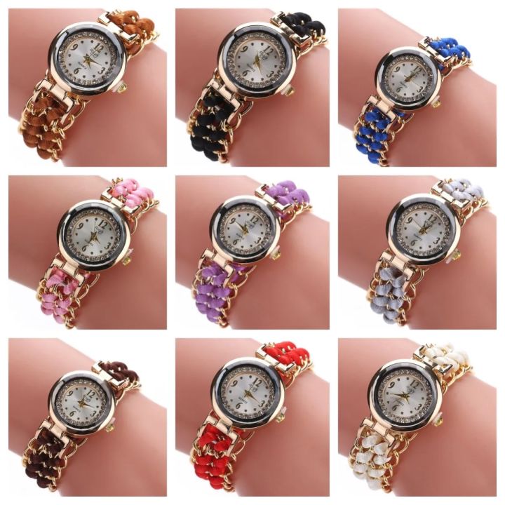 Luxury%20Stylish%20Thread%20Knitted%20Weaved%20Strap%20Fashion%20Analog%20Bracelet%20Style%20Watch%20for%20Girls%20&%20Watch%20For%20Women%20-%20Image%203