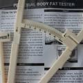 1PC Crossfit Body Fat Loss Tester Calculator Fitness Caliper Clip Measurement Slim Skin Fold Body Fat Chart Gym Equipment. 