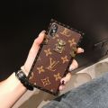 LV iPhone X and XS Case Stylish Square Design Shockproof Back Cover. 