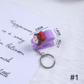 Macaron Color Cute Cartoon Mini Stapler Key Chain Student Creative stapler Lonni. 