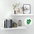 PAKWOOD Set Of 2 Large ( 20 inch x 5 inch) Pretty Floating Wall Shelves (Customize). 
