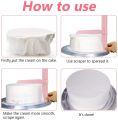 Basedidea Adjustable Height Cake Spatula Fondant Cream Cake Smoother Tool Baking Cake Decoration Scraper Bakeware Helper. 
