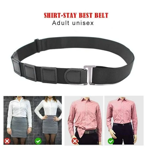 Unisex Adjustable Shirt Support Tuck in Belt Free Size Shirt Tucker Shirt stays Holder Shirt Suspender