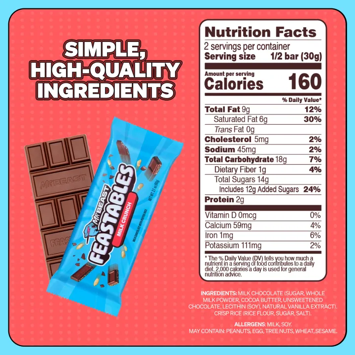 Feastables%20MrBeast%20Milk%20Chocolate%20Crunch%20Bars%20-%20Made%20with%20Grass-Fed%20Milk%20Chocolate%20and%20Organic%20Cocoa%20with%206%20ingredients%2060g%20-%20Image%202