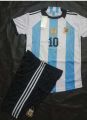 Argentina shirt home 2023 3 Star Messi Latest Shirt and Short. 