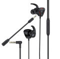 LO Gaming Headset With Microphone Pluggable In-ear Mobile Phone Computer Wired Headset. 