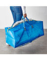 IKEA Carrying Bag with zip large, blue, 25Kg load, Best for Bike. 