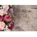 SHENGYONGBAO Vinyl Custom Photography Backdrops Prop Flower Wood Planks Christmas day theme Photo Studio Background DST-01. 