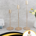 3 in 1 Candle Holder Stand for home office and dinning table decoration Black and Gold Color BY EMPIRE COLLECTION. 
