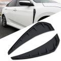 Universal Sports Side Fender Air Flow Fins/Car Auto Side Vent Air Flow Fender/Universal Fender Flares/Universal Car Air Flow Vents. 