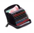 Baellerry Long Wallet For Men Slim Money Mobile Men Leather Wallet Card Holder. 