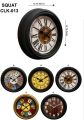 HERITAGE WALL CLOCK SQUAT. 