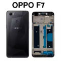 OPPO F7 Metal Housing Full Body Casing Replacement Parts Case With Side Volume Buttons Middle Frame Plate And Back Frame. 