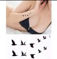 2 sheet Waterproof Temporary Tattoo Sticker free Bird new design tattoo stickers fake tattoo for kid man woman and girl. 