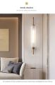 Luxe Wall Lamp - Modern Unique Decorative Indoors Bedrooms Wall Mounted Premium Quality Luxury Fancy Styled Restaurant Office Lawns Decoration Brass Body Multi Purpose Bedside Decor Wall Light. 