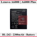 Lenovo A6000/A6000 Plus BL-242 Battery For Lenovo A6000 - 2300mAh. 