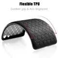 lthmy for Vivo V11i 1806 phone case Leather Texture Finish Non-Slip Grip Full Body Protection Cover  Flexible Silicon Luxury Plaid Breathable. 