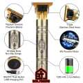 Electric Hair Trimmer || Rechargeable Vintage Hair Clipper For Men || Professional Outline Edger Beard Trimmer || Hair & Beard Grooming Kit For Men || Dragon Style Zero Gapped Clipper Machine || Latest Premium Quality With Extra Clips. 